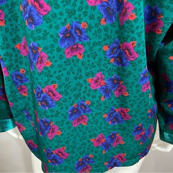 Vintage Gold Label Victoria's Secret Smoking Jacket/Pajama Top - S‎ - Picture 10 of 12